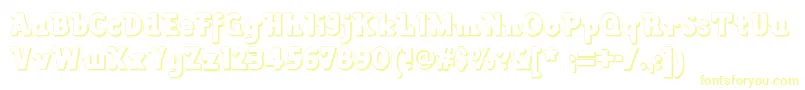 Lackawannaweednf-fontti – keltaiset fontit