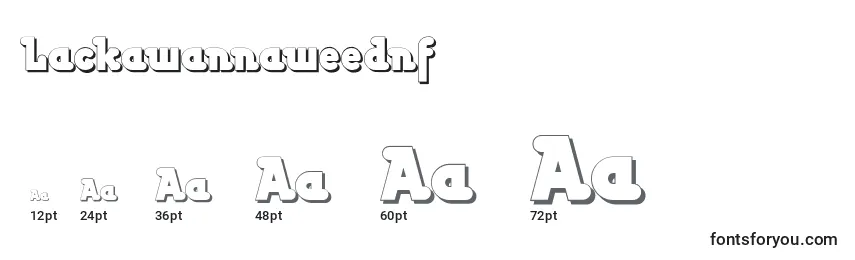 Lackawannaweednf Font Sizes