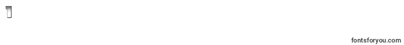 フォントOctoberguardplat – フォント数字1