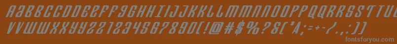 Departmenthbolditaltitle Font – Gray Fonts on Brown Background