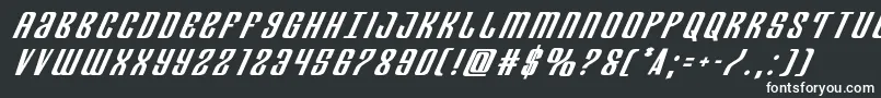 Departmenthbolditaltitle-Schriftart – Weiße Schriften