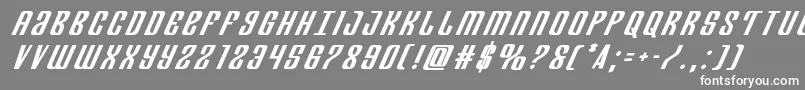 Departmenthbolditaltitle Font – White Fonts on Gray Background