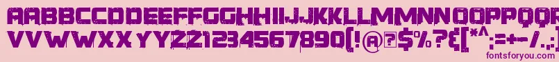 YoungerThanMe Font – Purple Fonts on Pink Background