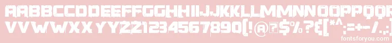 YoungerThanMe Font – White Fonts on Pink Background