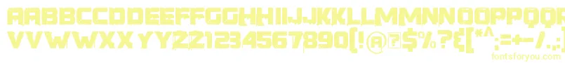 YoungerThanMe-fontti – keltaiset fontit