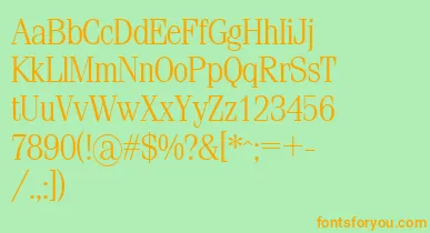 Sml font – Orange Fonts On Green Background
