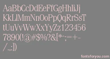 Sml font – Pink Fonts On Gray Background