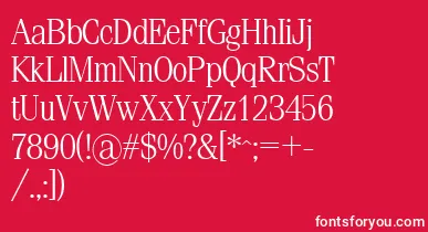 Sml font – White Fonts On Red Background