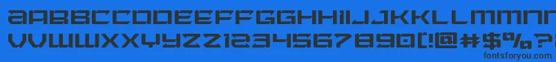 Laserwolflight Font – Black Fonts on Blue Background