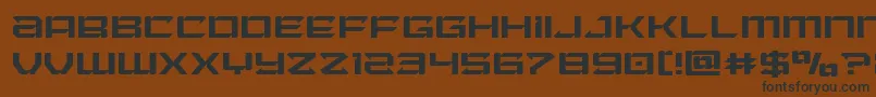 Laserwolflight Font – Black Fonts on Brown Background