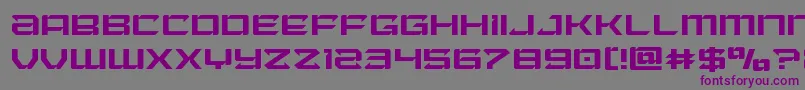 Laserwolflight Font – Purple Fonts on Gray Background