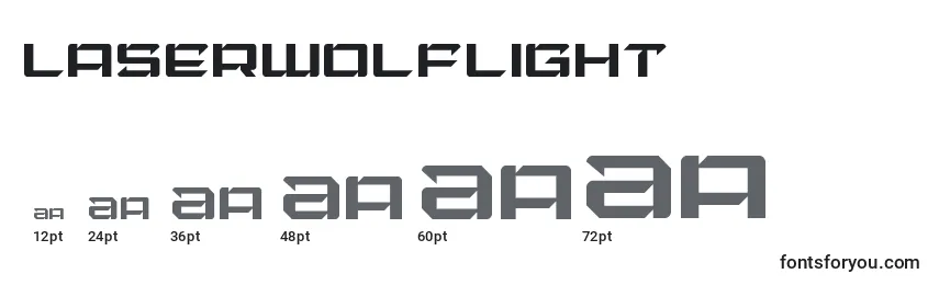 Laserwolflight Font Sizes