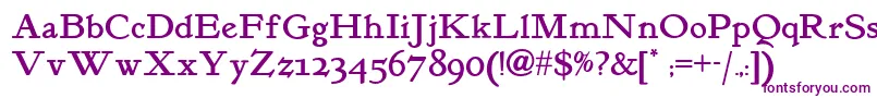 Kelmscott Font – Purple Fonts