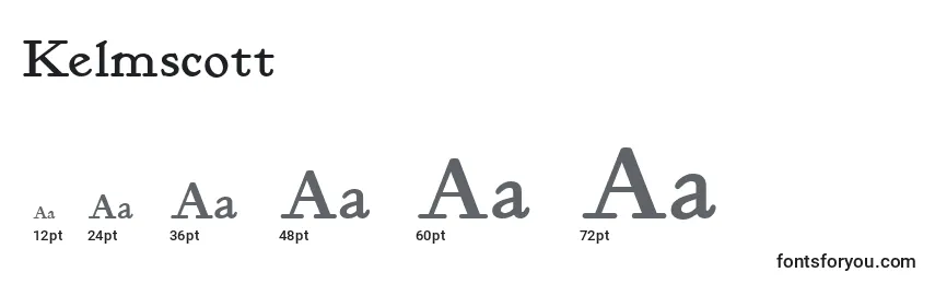 Kelmscott Font Sizes