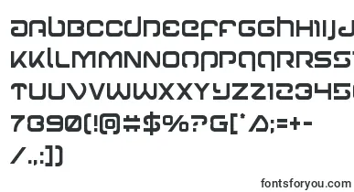  Gunrunnercond font