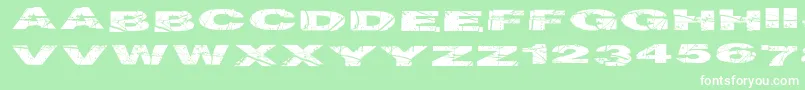 Particlephysics Font – White Fonts on Green Background
