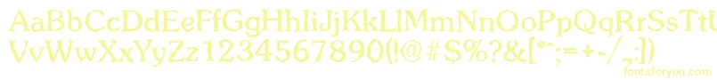 SunsetrandomRegular Font – Yellow Fonts