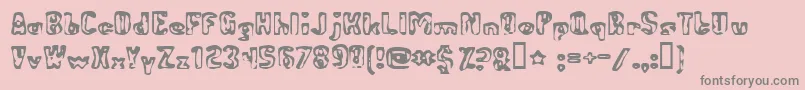 More about AbandonedBitplane Font AbandonedBitplane Font – Gray Fonts on Pink Background