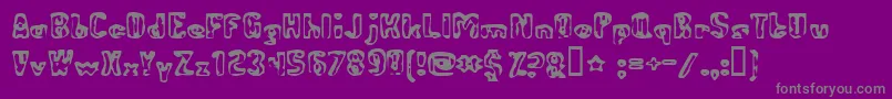 More about AbandonedBitplane Font AbandonedBitplane Font – Gray Fonts on Purple Background