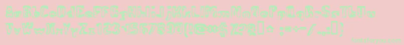 More about AbandonedBitplane Font AbandonedBitplane Font – Green Fonts on Pink Background