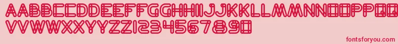 BambooShoot Font – Red Fonts on Pink Background