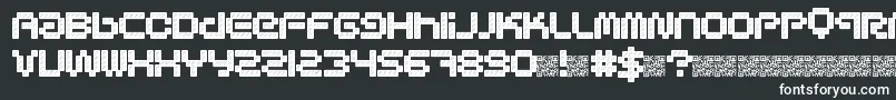 フォントDesignerpixels – 白い文字