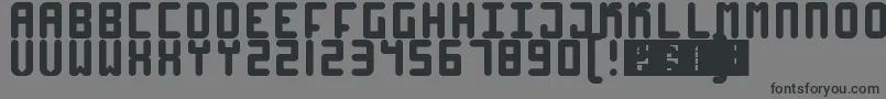 High4 Font – Black Fonts on Gray Background