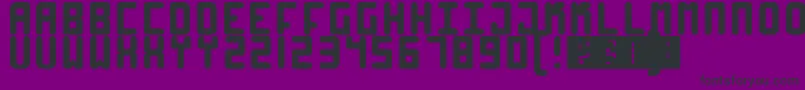High4 Font – Black Fonts on Purple Background