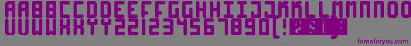 High4 Font – Purple Fonts on Gray Background