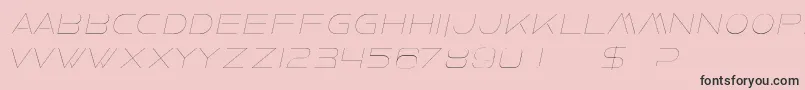 fuente FaxineSkyItalic – Fuentes Negras Sobre Fondo Rosa