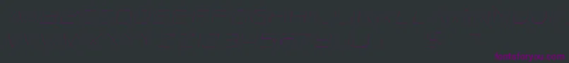 FaxineSkyItalic Font – Purple Fonts on Black Background