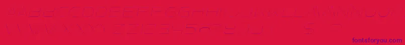 FaxineSkyItalic Font – Purple Fonts on Red Background