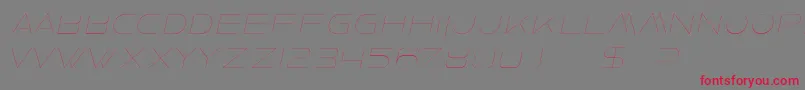 fuente FaxineSkyItalic – Fuentes Rojas Sobre Fondo Gris