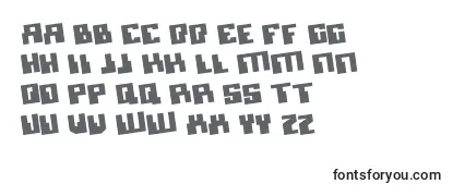 MicronianRotate Font