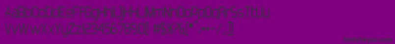 BnDeepBlue Font – Black Fonts on Purple Background