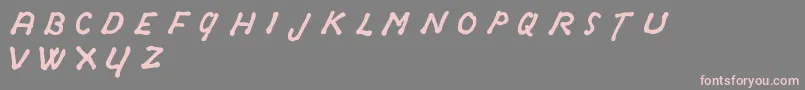 OldSydneyDemo Font – Pink Fonts on Gray Background