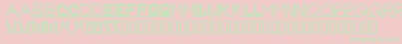 Neon ffy Font – Green Fonts on Pink Background