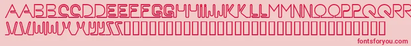 Neon ffy Font – Red Fonts on Pink Background