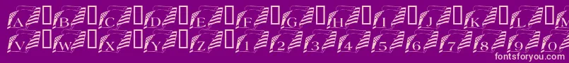 101WeThePeople Font – Pink Fonts on Purple Background