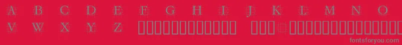 Подробнее о шрифте Grafcirculum Шрифт Grafcirculum – серые шрифты на красном фоне
