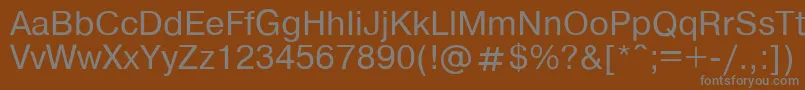 Шрифт HelvdlRegular – серые шрифты на коричневом фоне