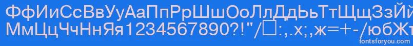 Шрифт Compactbook – розовые шрифты на синем фоне