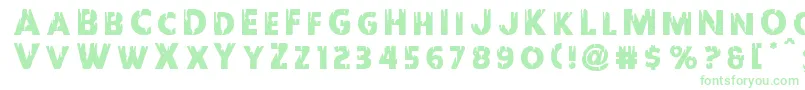 フォントRedundeadtitle – 緑のフォント