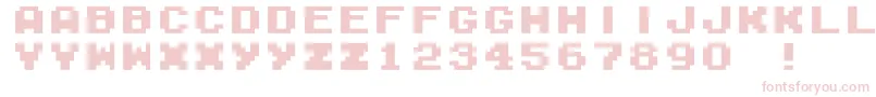 M04FatalFuryBlack Font – Pink Fonts on White Background