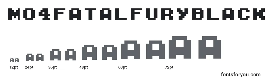 M04FatalFuryBlack Font Sizes