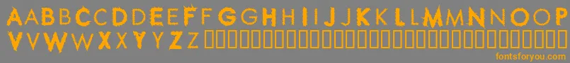 More about Rippc Font Rippc Font – Orange Fonts on Gray Background