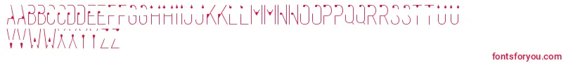 Rahasia Font – Red Fonts on White Background