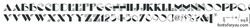 LabyrinthNf-fontti – venytetyt fontit