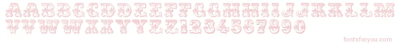 fuente Dsromantiques – Fuentes Rosadas Sobre Fondo Blanco