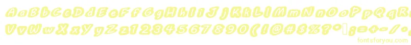 Bublemuble Font – Yellow Fonts